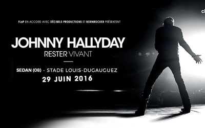 Invitations pour le concert de Johnny Hallyday