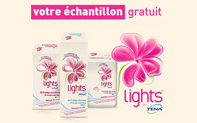 Échantillon gratuit Lights by TENA