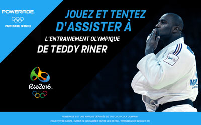 Invitations pour assister à un entrainement du judoka Teddy Riner