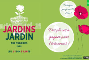 Invitations pour l'événement Jardins jardin