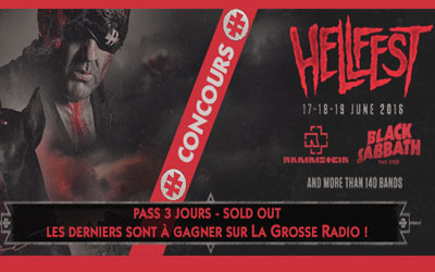 Pass 3 jours pour le festival "Hellfest"