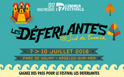 Pass pour le festival "Les déferlantes"