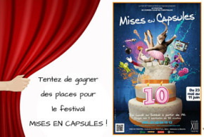 Invitations pour le festival "Mises en Capsules"