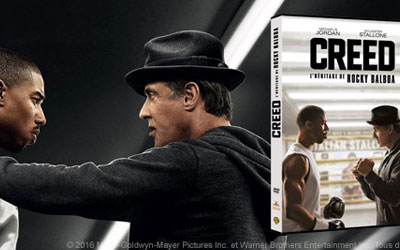DVD du film Creed L'héritage de Rocky Balboa
