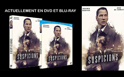 Blu-Ray et DVD du film "Suspicions"