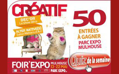 Invitations pour la Foire Expo de Mulhouse