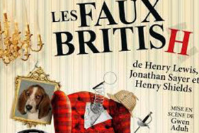 Invitations pour la pièce "Les faux british"