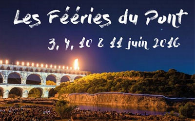 Invitations pour le fééries du Pont du Gard