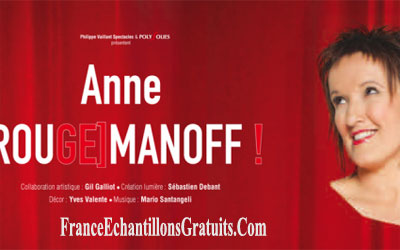 Invitations pour le spectacle d'Anne Roumanoff