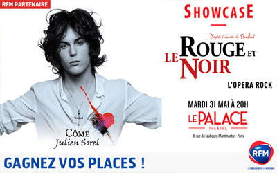 Invitations pour le spectacle musical "Le Rouge et le Noir"