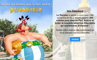 200 entrées pour le Parc Astérix