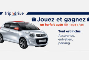 Abonnement Tripndrive de 50 jours de location d'une voiture à Paris