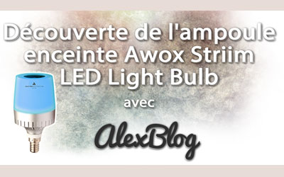 Ampoule enceinte Awox Striim LED Light Bulb