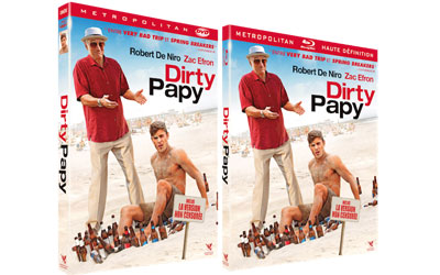 Blu-ray et 3 DVD du film Dirty Papy