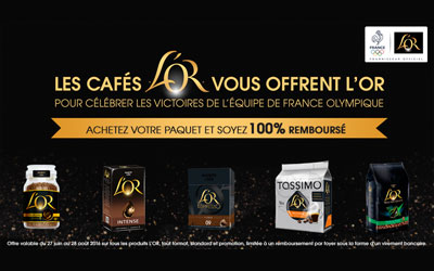 Café L'or - 100% remboursé