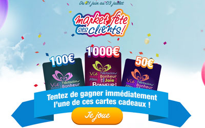 Carte cadeau Carrefour de 1000 euros