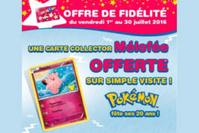 Carte pokemon offerte par Carte'R'Us