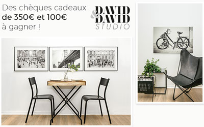 Chèque cadeau David&David Studio de 350 euros