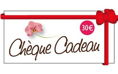 Chèque cadeau de 30 euros