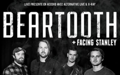 Invitations pour le concert de Beartooth