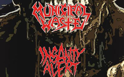 Invitations pour le concert de Municipal Waste