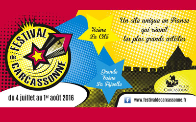Invitations pour le festival de Carcassonne