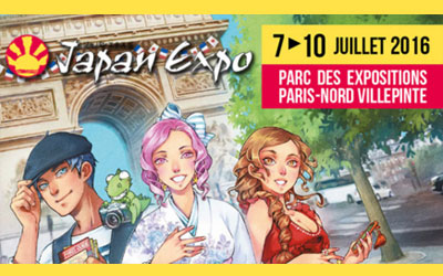 Invitations pour le salon Japan Expo