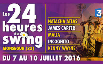 Invitations pour un concert du festival 4h du swing