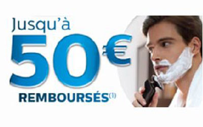 Jusqu’à 50€ remboursés sur votre rasoir Philips
