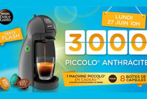 Machine à café Dolce Gusto offerte