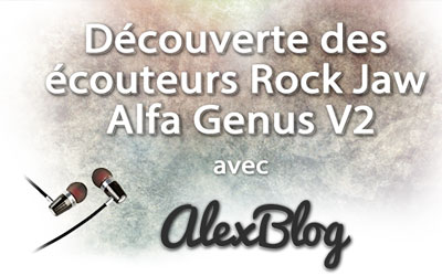 Paire d'écouteurs Rock Jaw Alfa Genus