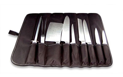 Sacoches de couteaux du cuisinier Jean Dubost