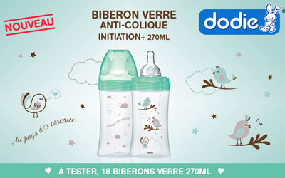 Test produit, Biberon Initiation Verre Dodie