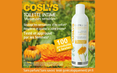 Test produit, Gel Toilette Intime de Coslys