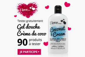 Test produit, Gel douche Crème de coco I love