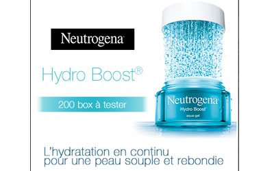 Test produit, Hydro Boost de Neutrogena