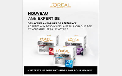 Test produit, Soin Anti-Rides Jour - Age Expertise