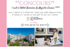 Une nuit à l'Hôtel Barrière Le Majestic Cannes pour 4