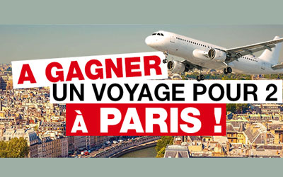 Voyage pour 2 personnes à Paris