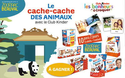 Week-ends pour 1 adulte et 1 enfant au ZooParc