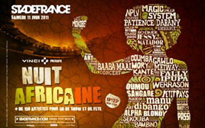 Invitations pour le concert Nuit africaine