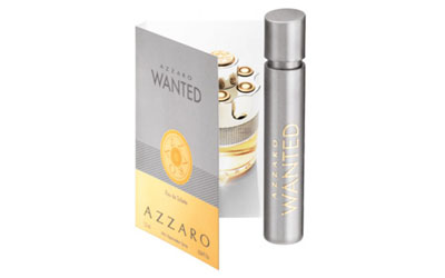 Échantillons gratuits du parfum Azzaro Wanted