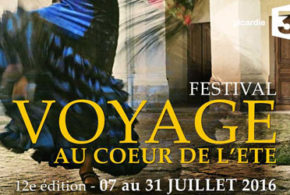 Invitations pour le festival Voyage au cœur de l'été