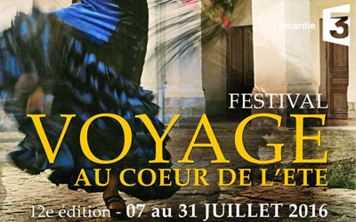 Invitations pour le festival Voyage au cœur de l'été