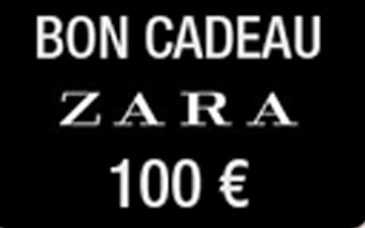 4 cartes cadeau Zara de 100 euros