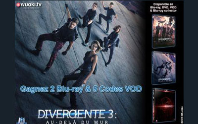 Blu-ray du film Divergente 3 Au-delà du Mur