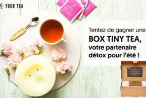 Box Tiny Tea comportant 1 mug en verre + du thé