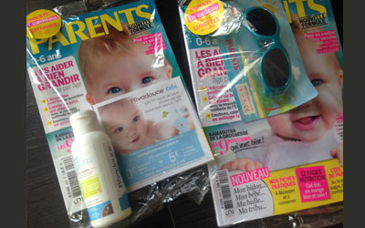 Cadeau avec magazine Parents