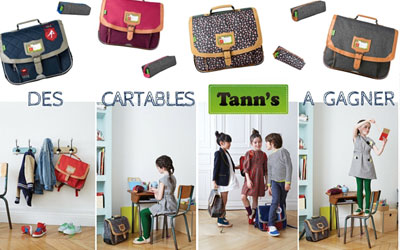 Cartable et trousse Tann's