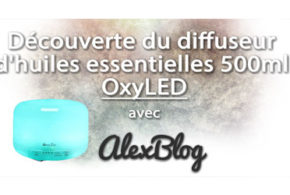 Diffuseur d'huiles essentielles OxyLED
